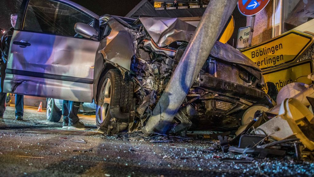 Schönaich: Mehrere Verletzte nach Vorfahrtsunfall