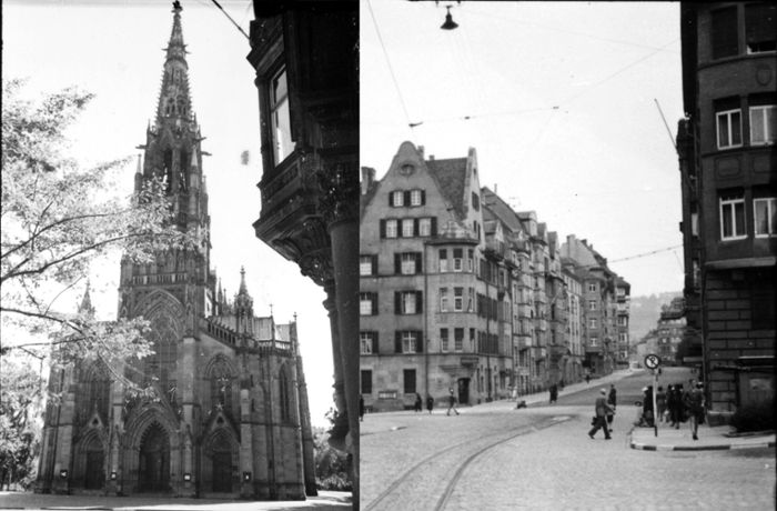 Stuttgart 1942 - Johannesstraße : Pracht-Boulevard ohne Bombenschäden