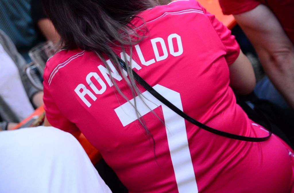 Ronaldo-Fans fieberten mit ihrem Star mit.