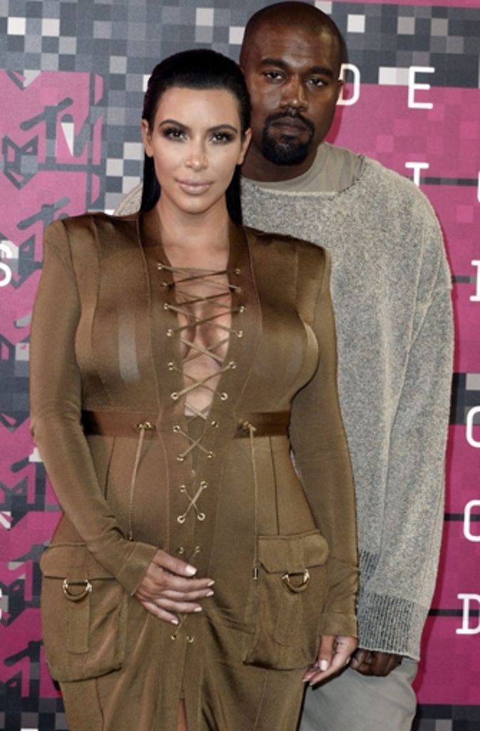Glücklich verheiratet: Reality-Star Kim Kardashian (34) und Rapper und Produzent Kanye West (38).