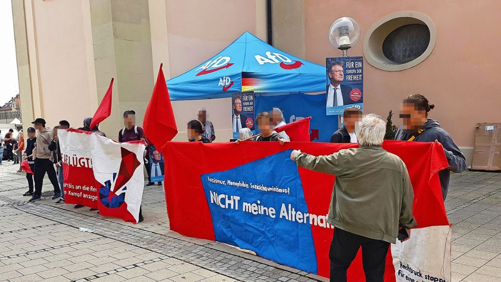 Zwischenfälle im Kreis Ludwigsburg: AfD klagt über Angriffe im Wahlkampf