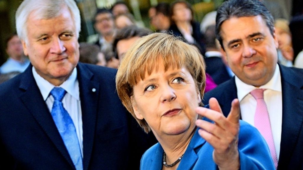 100 Tage große Koalition: Merkel profitiert von  Krim-Krise