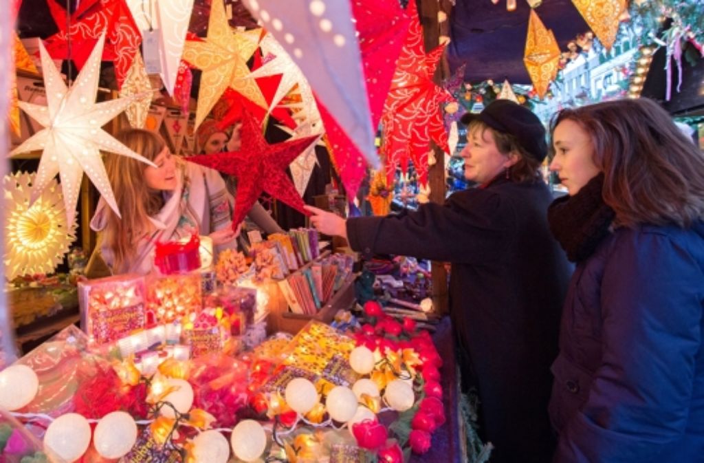 Rund vier Millionen Gäste haben den Weihnachtsmarkt in Stuttgart besucht. Foto: Michael Steinert