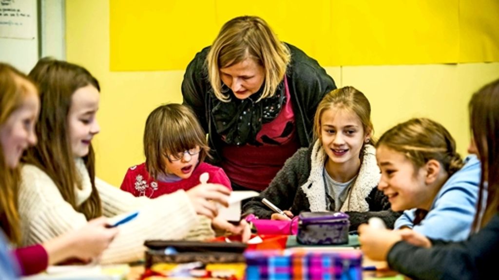 Elly-Heuss-Knapp-Gymnasium in Stuttgart: Geistig Behinderte lernen mit Gymnasiasten