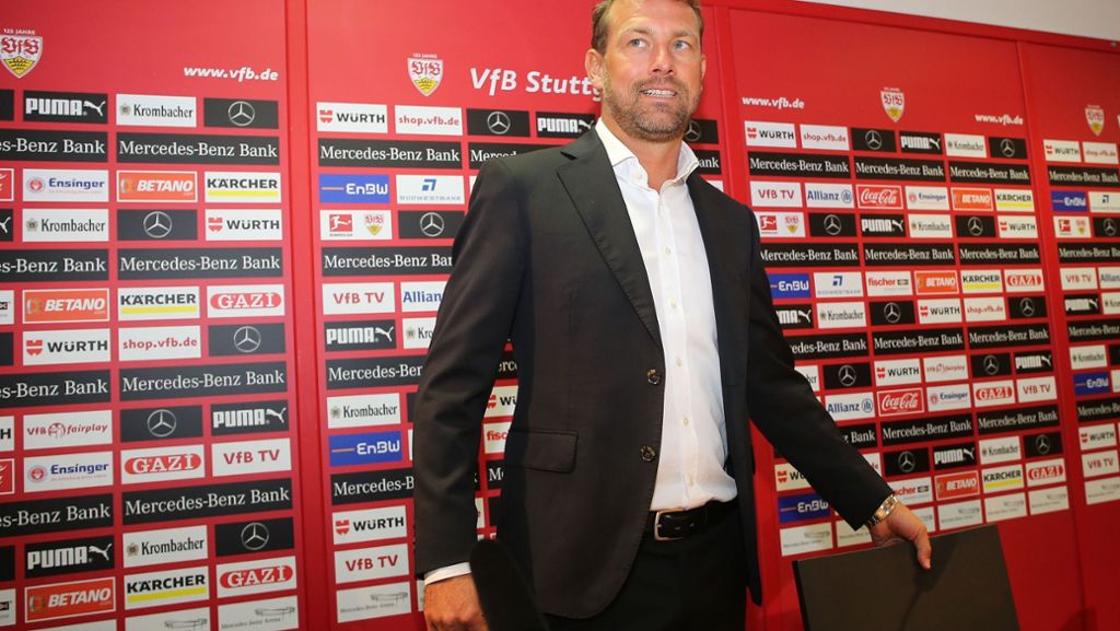 Neuer VfB-Trainer: Weinzierl will Aufgabe mit „Mut und Leidenschaft angehen“