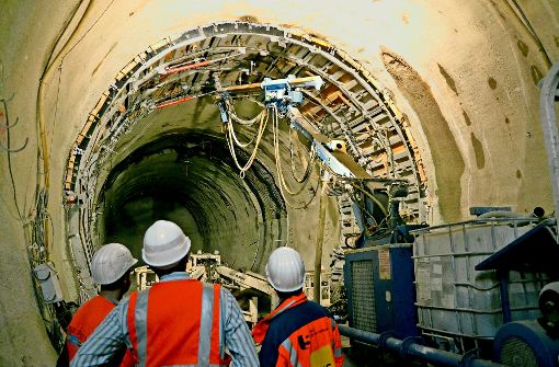 Ringe sollen im Fildertunnel das Bauen im Anhydrit ermöglichen. Foto: mc