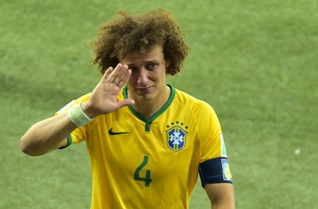 Ein paar Tage später kullerten auch bei Luiz die Tränen. Deutschland hatte die Brasilianer zuvor mit 7:1 besiegt.