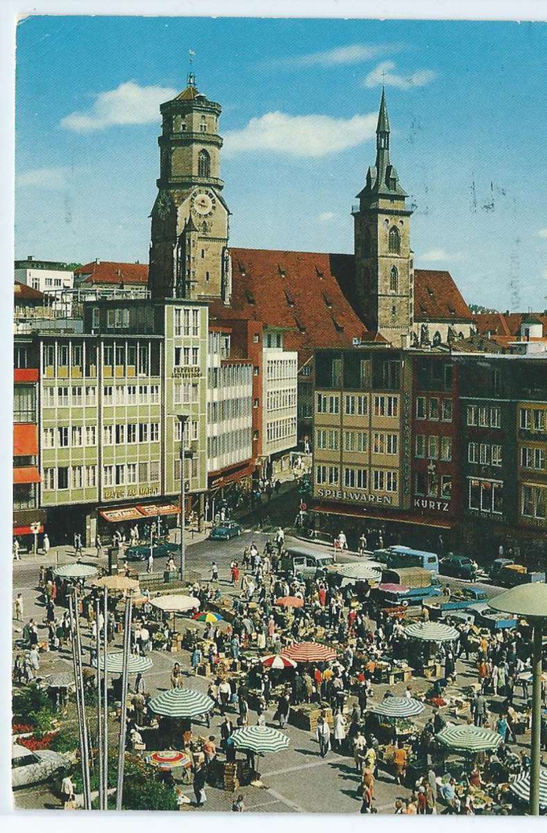 Markttag in den 1970ern.