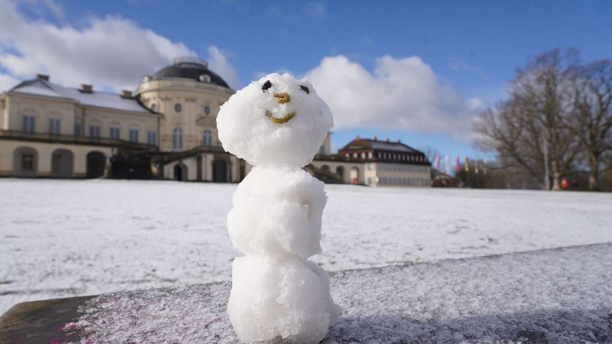 Schnee in Stuttgart: Der Winter kam mit einem Knall