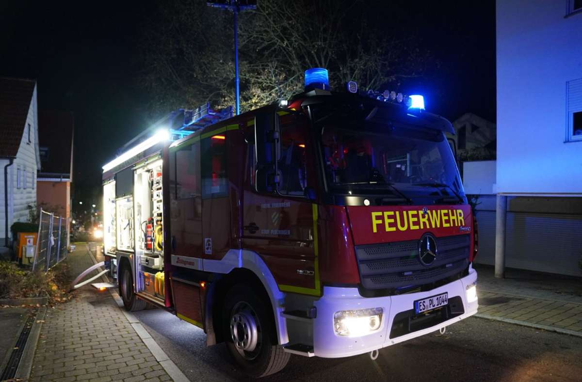 Weitere Bilder des Feuerwehreinsatzes in Plochingen.