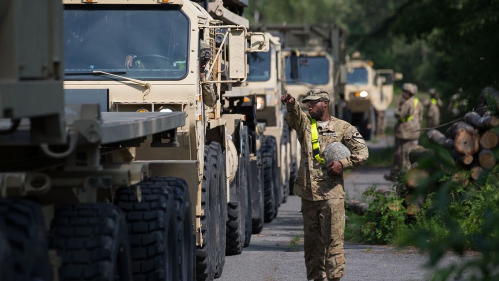 Internationales Großmanöver: Tonnen von US-Militärausrüstung rollen bald durch den Südwesten
