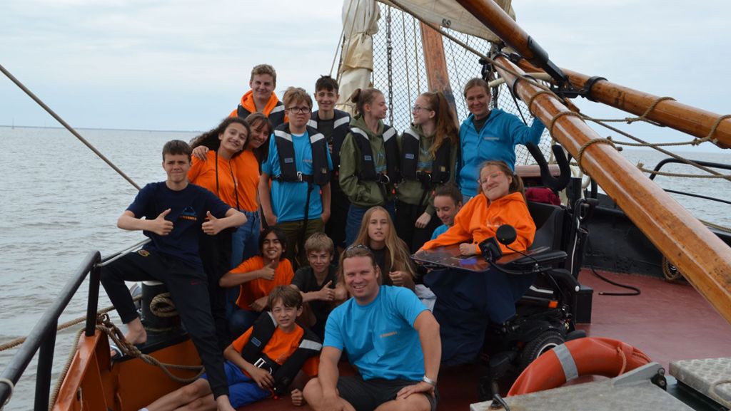 Klassenfahrt auf dem Ijsselmeer: Im Rolli auf Segeltörn