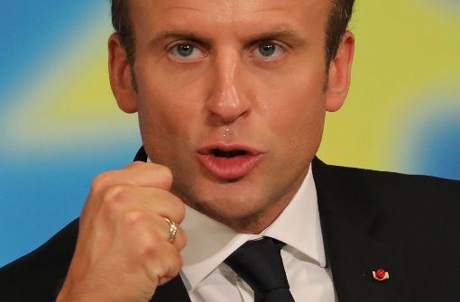 Der französische Präsident Macron will in Europa forsch voranschreiten. Foto: AFP