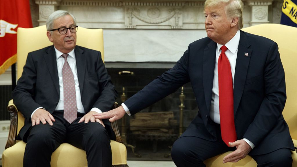 Treffen zwischen Trump und Juncker: EU und USA entschärfen Handelsstreit