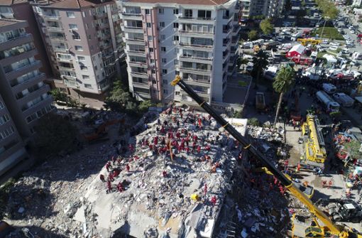 Am Freitag war es zu einem schweren Erdbeben im türkischen Izmir gekommen. Foto: dpa/Uncredited