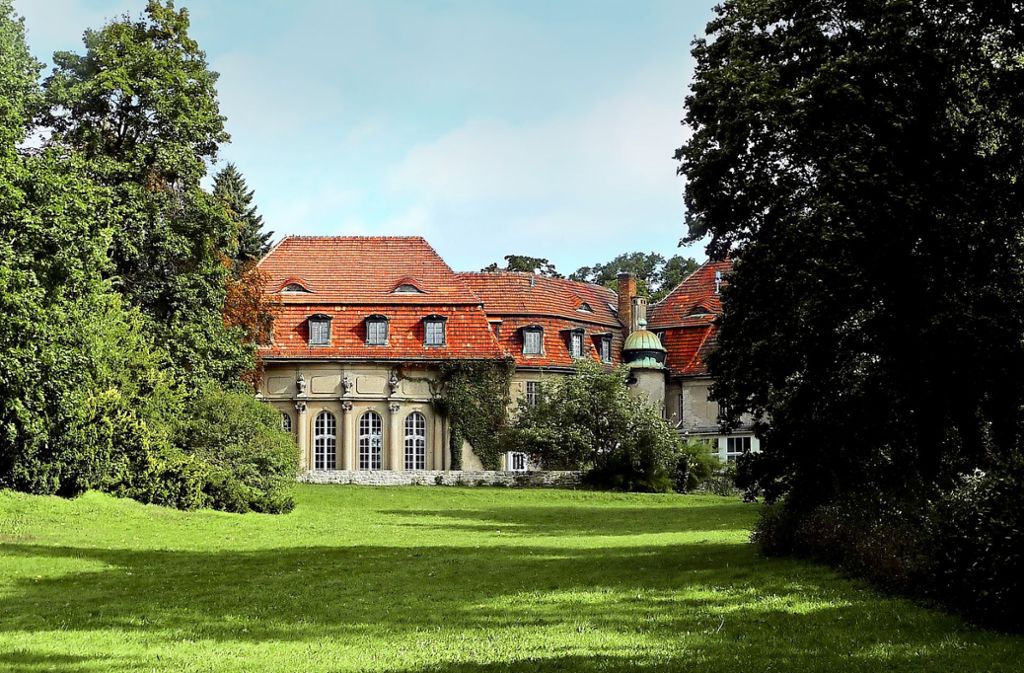 Geheimnisvolles Schloss Marquardt in Brandenburg.