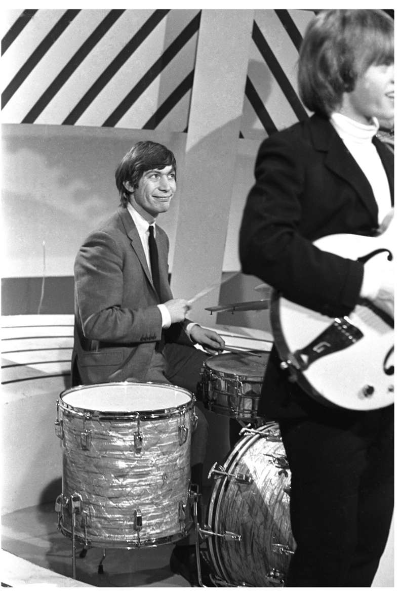 Charlie Watts mit Brian Jones in den 1960er Jahren