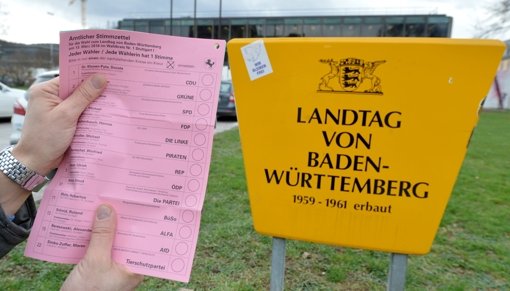 Am Sonntag wird gewählt in Stuttgart. Foto: dpa
