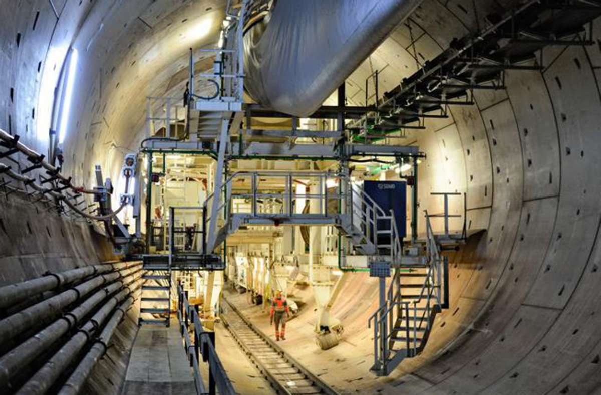 Der Fildertunnel – hier die Oströhre – ist nur eine von einigen Stuttgart-21-Baustellen auf den Fildern.