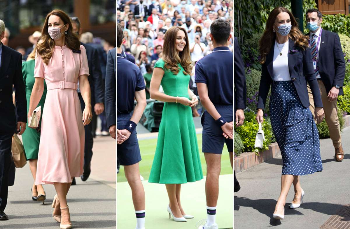 Drei Kleider, eine Länge: Midi ist Trend – und Herzogin Kate zeigt, wie man ihn trägt.