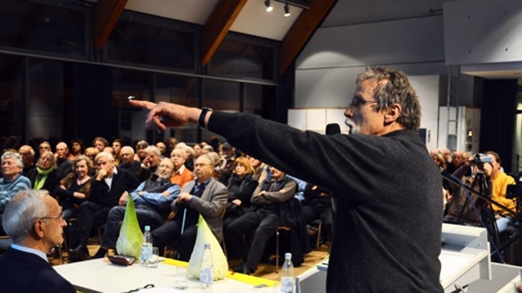  Die Schutzgemeinschaft Filder erneuert bei einer Veranstaltung in Echterdingen ihre Fundamentalkritik an Stuttgart 21. 