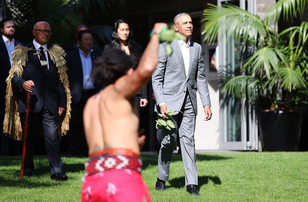 Während seines Besuchs traf er auch den neuseeländischen Ex-Regierungschef John Key zum Golfspielen.