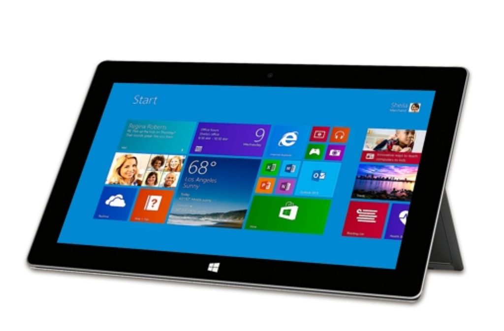 Surface 2 (Microsoft) 32 GB, 1920 x 1080 Pixel, etwa 430 Euro. Positiv: Office 2013, gutes Arbeits-Tablet mit sehr guten, zusätzlich erhältlichen Magnet-Tastaturen und gutem Akku, Micro-SD, HDMI, USB 3.0. Negativ: sehr dürftige App-Auswahl. Fazit: Edel-Tablet für Bildschirmarbeiter.