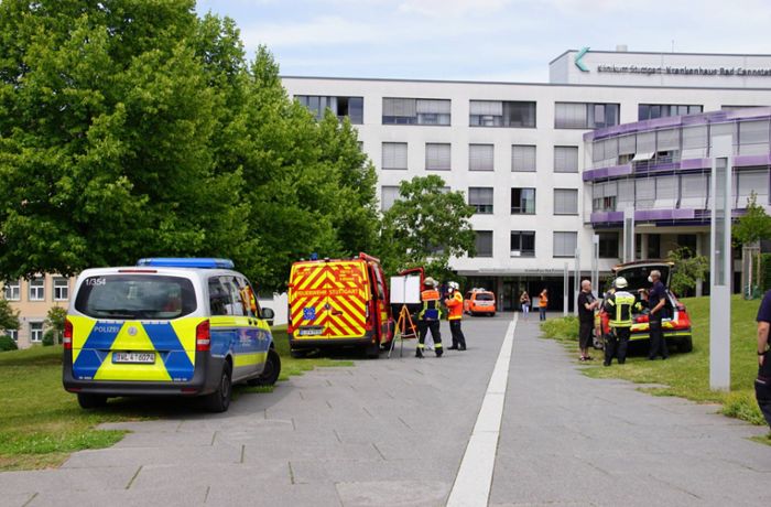 Großeinsatz in Bad Cannstatt: Feuer im Klinikum – Feuerwehr mit über 60 Kräften im Einsatz