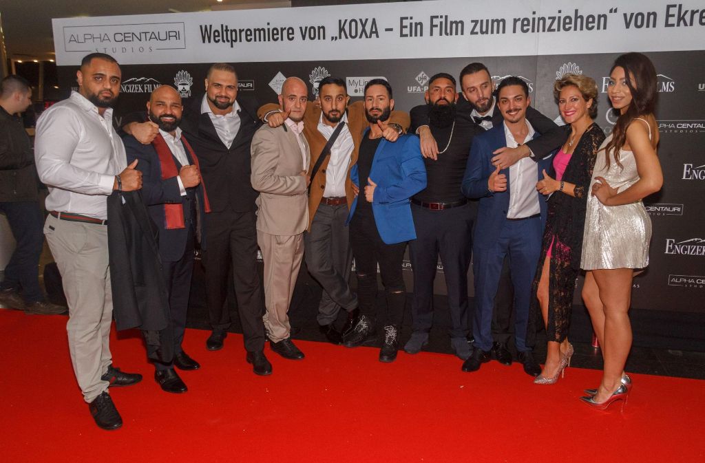 Auf dem roten Teppich für den Film „Koxa“.