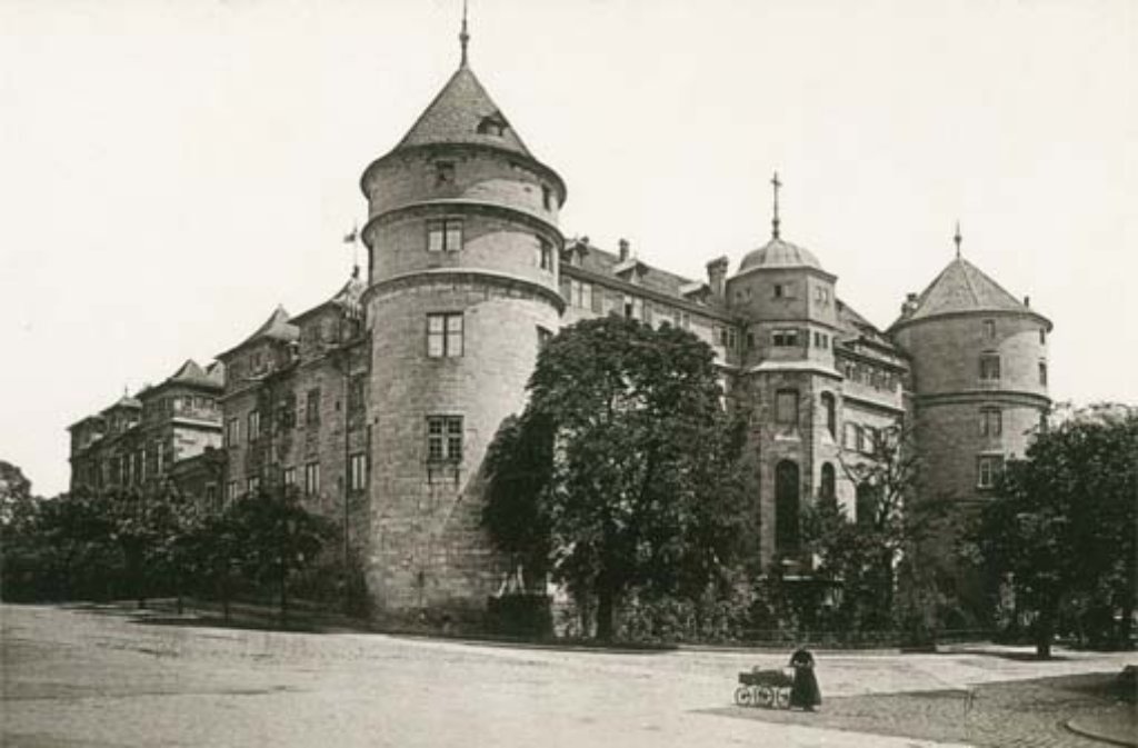 Das Alte Schloss im Jahr 1892. Zum ...