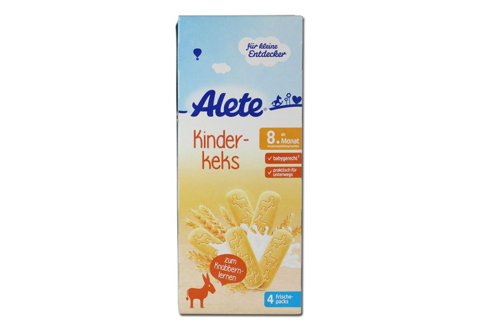 Kinderkeks von Alete: Foodwatch kritisiert, dass der Keks als „babygerecht“ beworben wird, gleichzeitig aber zu 25 Prozent aus Zucker besteht.