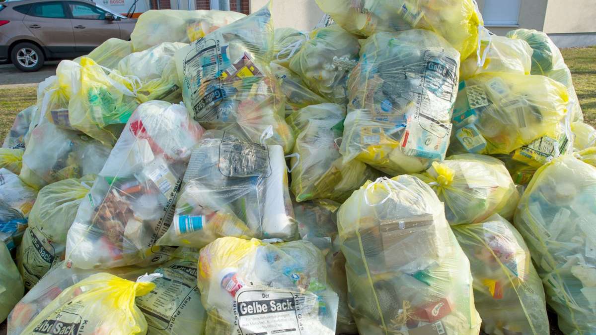 Müll im Kreis Esslingen: Jetzt werden auch noch die gelben Säcke knapp