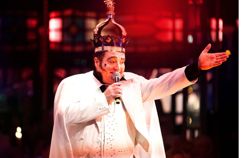 Comedian Jean-Pierre Poissonnet spielt in der Palazzo-Show „Kings & Queens“ den König.