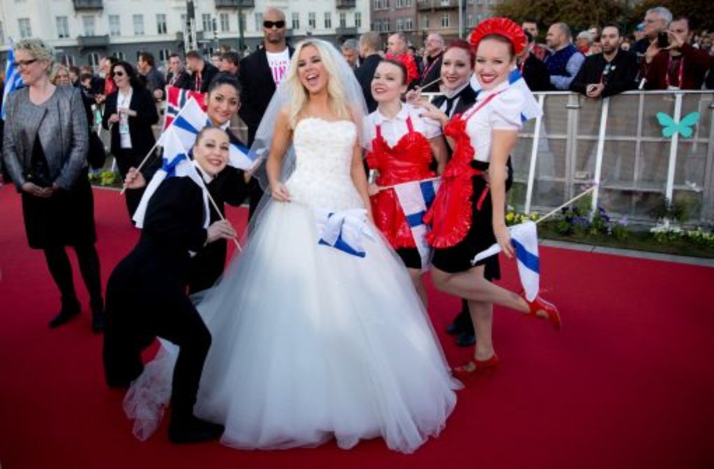 Die Sängerin Krista Siegfrids geht mit dem Song "Marry Me" für Finnland ins Rennen.
