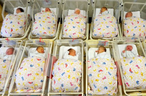 Rund 6700 Kinder wurden im Jahr 2017 in Stuttgart geboren. Foto: dpa-Zentralbild