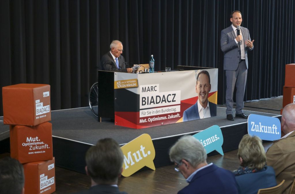 Der CDU-Bundestagskandidat Marc Biadacz unterbreitete erneut den Vorschlag, ein Bundesministerium für Digitales einzurichten.