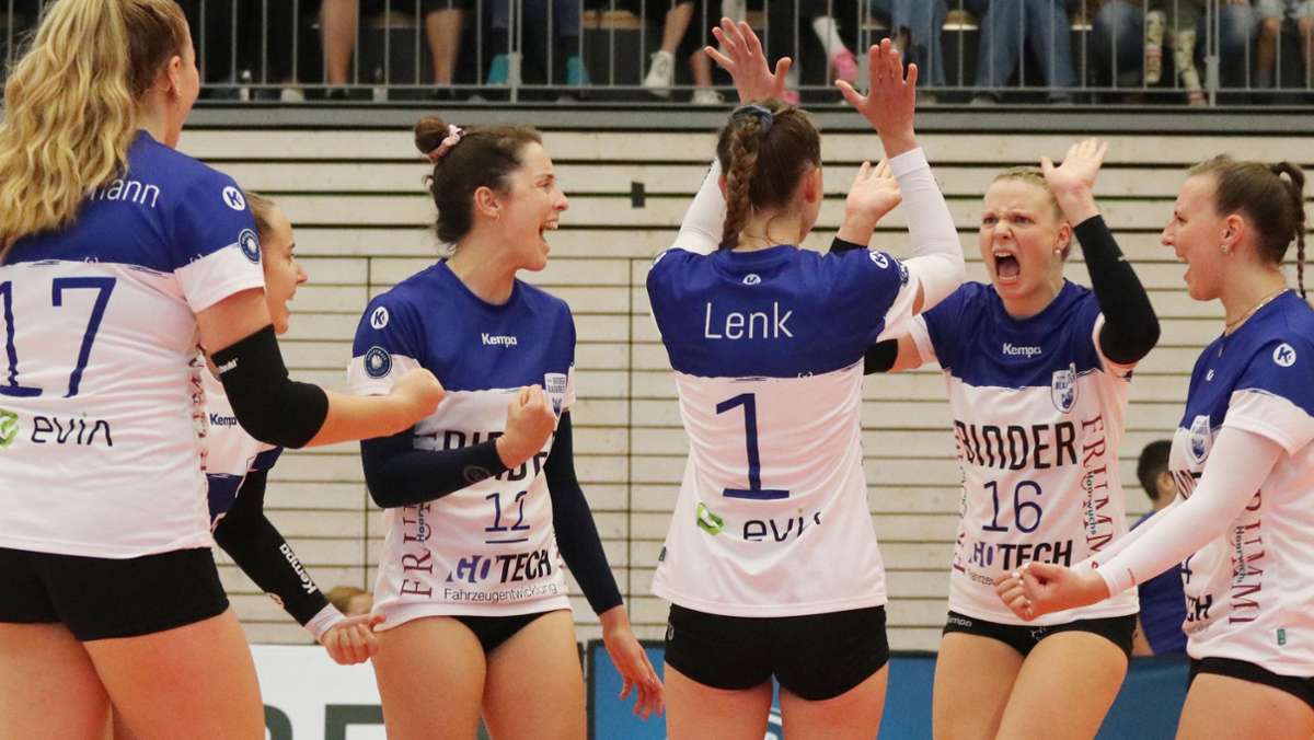Volleyball Zweite Liga Pro: Binder Blaubären Flacht siegen mit großen Emotionen