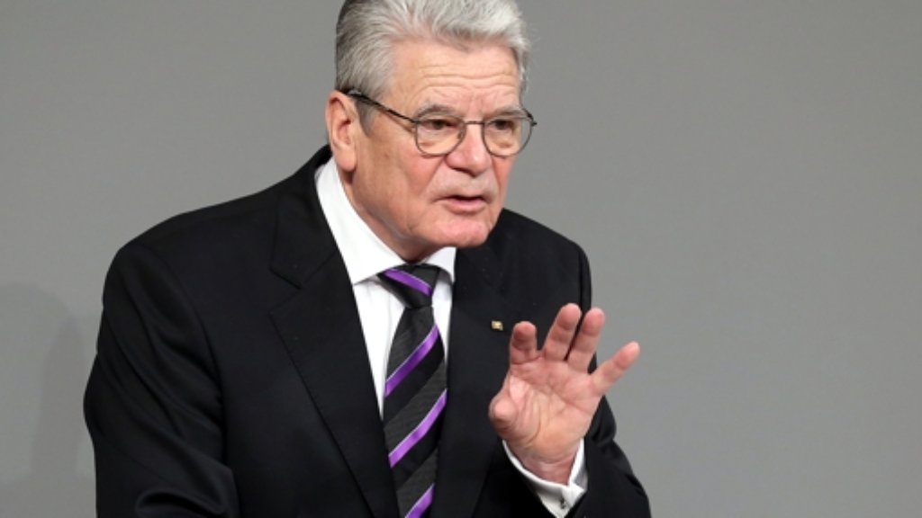 Ukraine-Konflikt: Gauck reist aus Solidarität nach Kiew