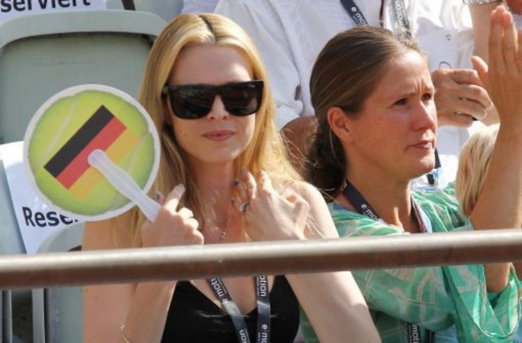 Sabine Haas (links), die Schwester von Tennisprofi Tommy Haas.