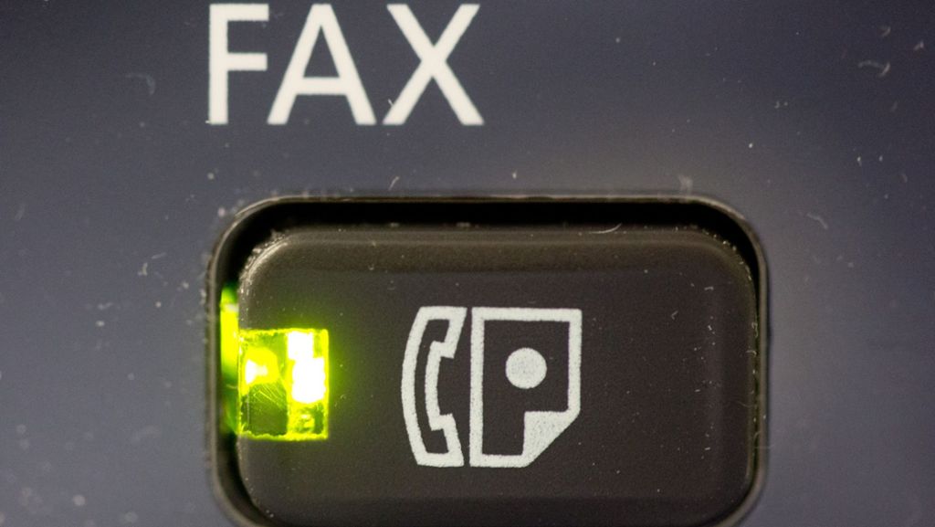 Alte Technik heutzutage: Stuttgarter haben das Faxen dicke