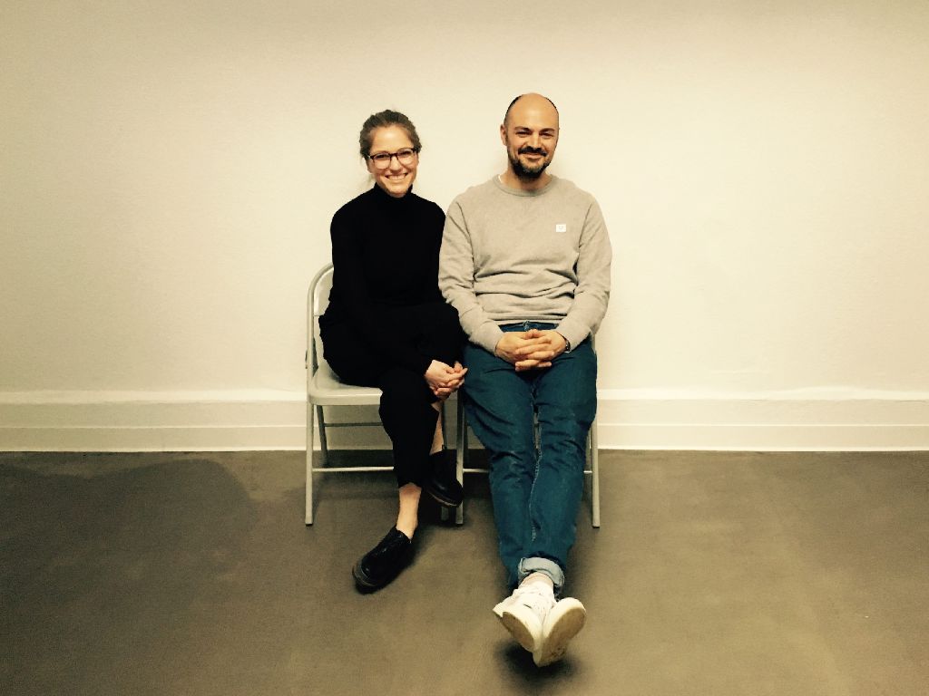 Valerie Hoffmann und Daniele Ferrazzano im Oben Studio, das ab Samstag für alles offen ist. Foto: Tanja Simoncev
