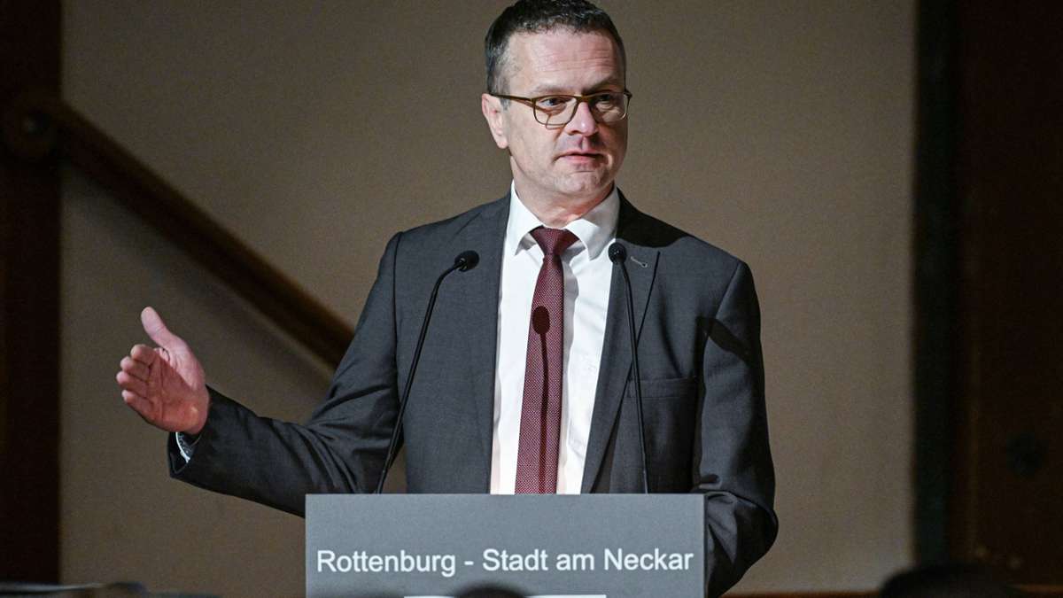 Stichwahl in Rottenburg: Stephan Neher bleibt Oberbürgermeister