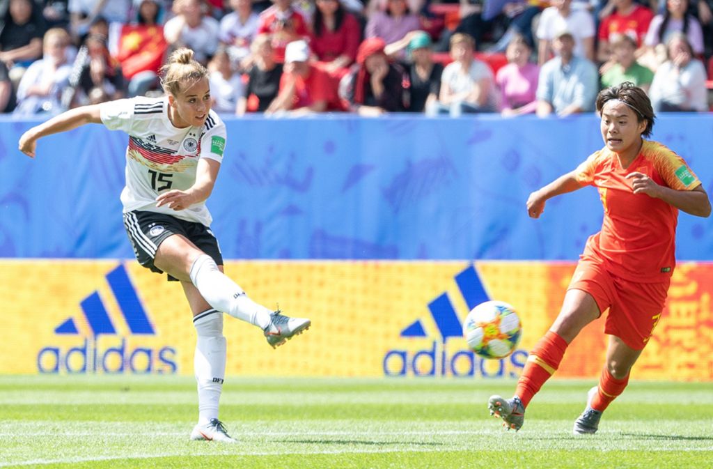 Giulia Gwinn schoss Deutschland zum Sieg.