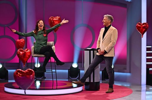 Noeli Naima wird in der Sat-1-Show „Dating Game“ am 13. Februar ihren großen Auftritt bei Jörg Pilawa haben. Foto: Sat1