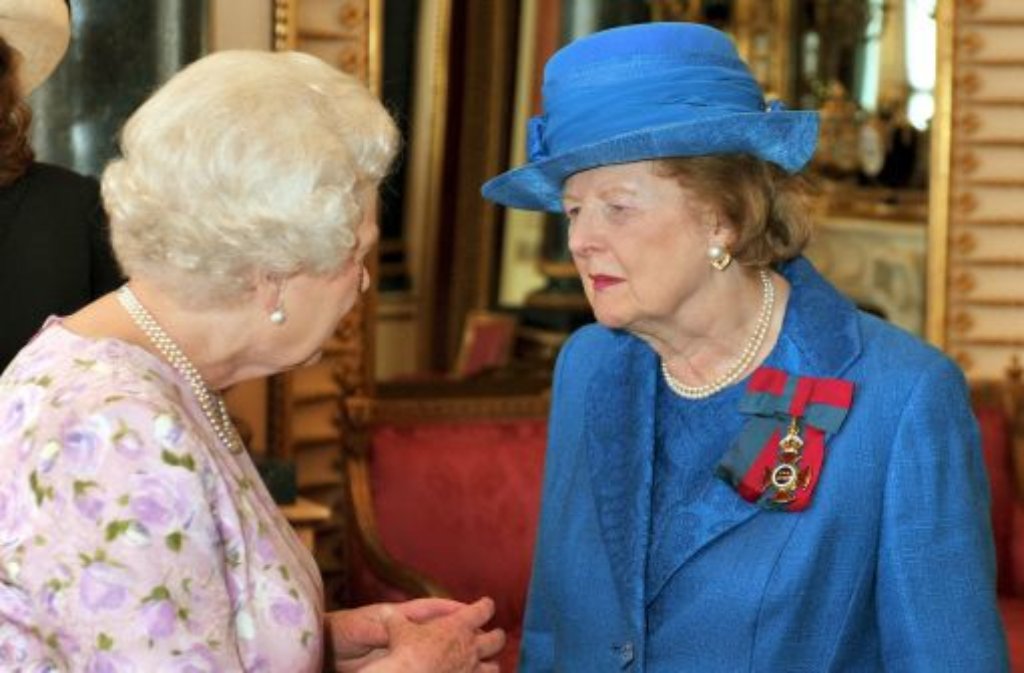 Ihren 80. Geburtstag hatte sie noch bei einer großen Party mit der fast gleichaltrigen Queen Elizabeth II - zu der sie nie einen besonders guten Draht entwickelt hatte - und 650 weiteren Gästen gefeiert. Am 20. Mai 2009 trafen die beiden außergewöhnlichen Persönlichkeiten der Zeitgeschichte bei einem Essen des britischen Ordens "Order of Merit" im Buckingham Palace in London erneut aufeinander.