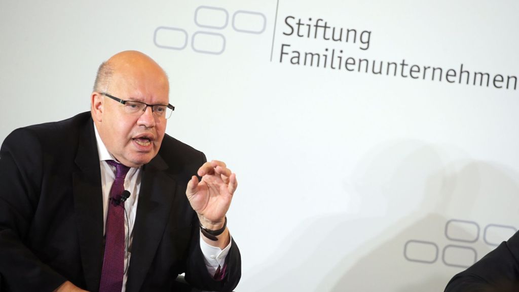Wirtschaftsminister verspricht Mittelstand Unterstützung: Altmaier besänftigt Familienunternehmer