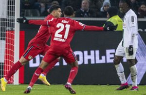 Leverkusen setzt Aufholjagd fort – Sieg in Mönchengladbach