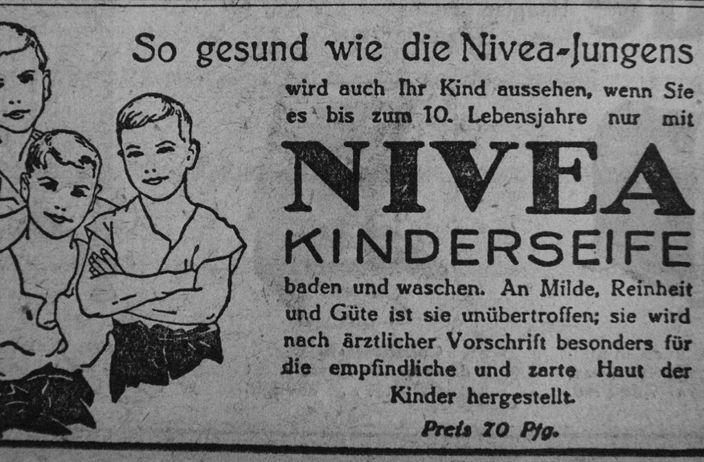 Nivea, Stuttgarter Neues Tagblatt, 1916