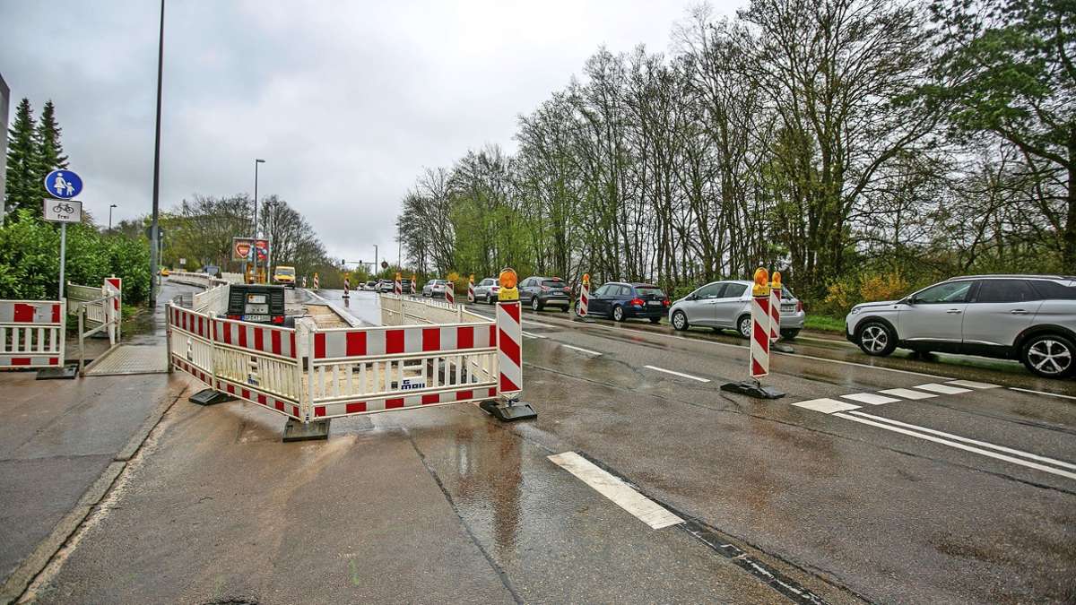 Baustellen  in Esslingen: Belagsarbeiten an Verkehrsadern
