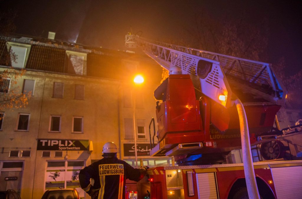 Der Brand in Ludwigsburg hat laut Polizei einen Schaden von 250.000 Euro angerichtet.